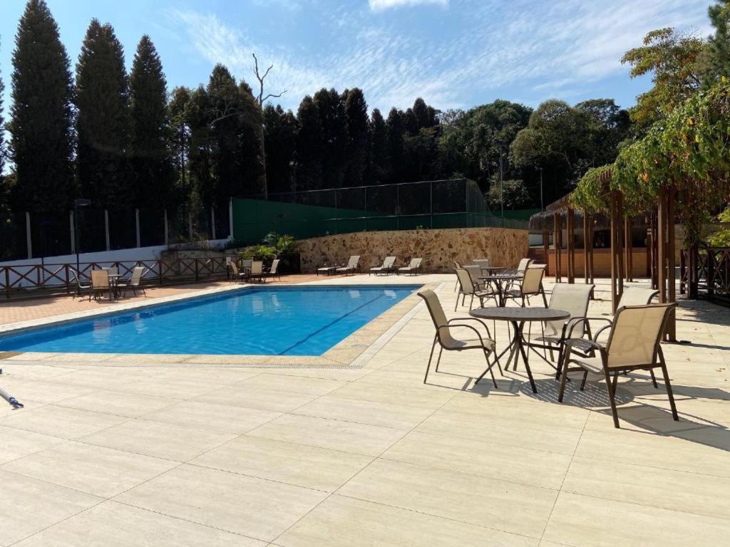 Flat Residencial Vista Azul Aparthotel Domingos Martins Bagian luar foto